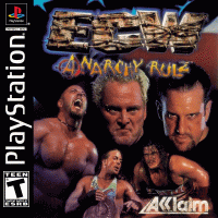 ECW Anarchy Rulz PAL Playstation PAL box art